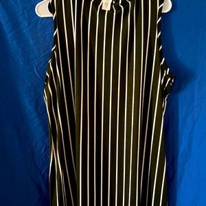 Sleeveless Striped Dress